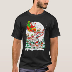 Santa Sleigh Ragdoll Cats Xmas Cat Owner T-Shirt