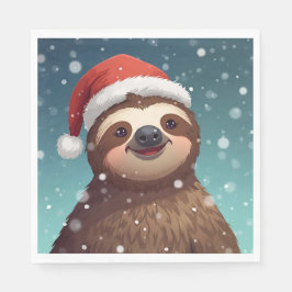Santa Sloth, Napkins Serviette
