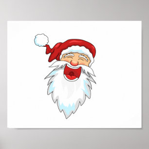 Santa Smiling Poster