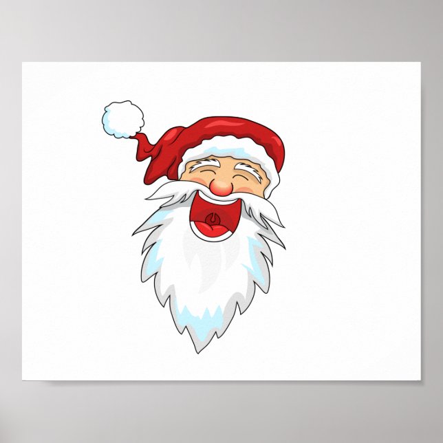 Santa Smiling Poster (Vorne)