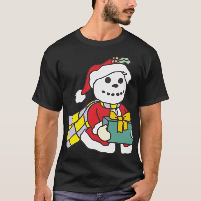 Santa Snowman T-Shirt (Vorderseite)