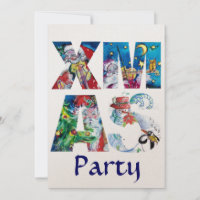 SANTA & SNOWMAN XMAS NIGHT PARTY Champagner