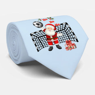 Santa Soccer Christmas Soccer Personalized Krawatte