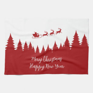 Santa Socken Geschirrtuch