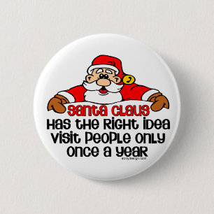 Santa Spaß Button