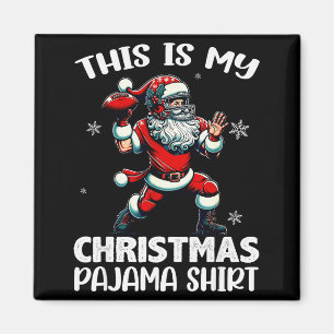Santa spielt American Football, das ist mein Chris Magnet
