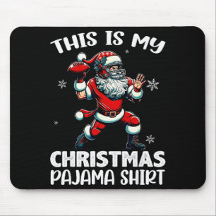 Santa spielt American Football, das ist mein Chris Mousepad