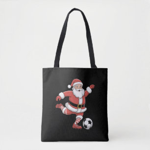 Santa spielt Fußball Weihnachten Sport