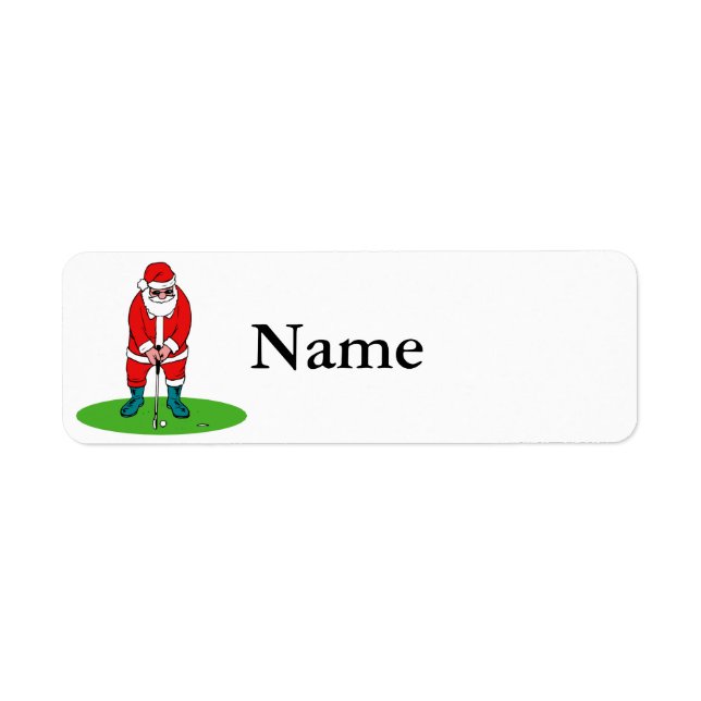 Santa spielt Golf (Vorne)