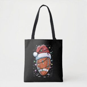 Santa Sport Weihnachten American Football Spieler