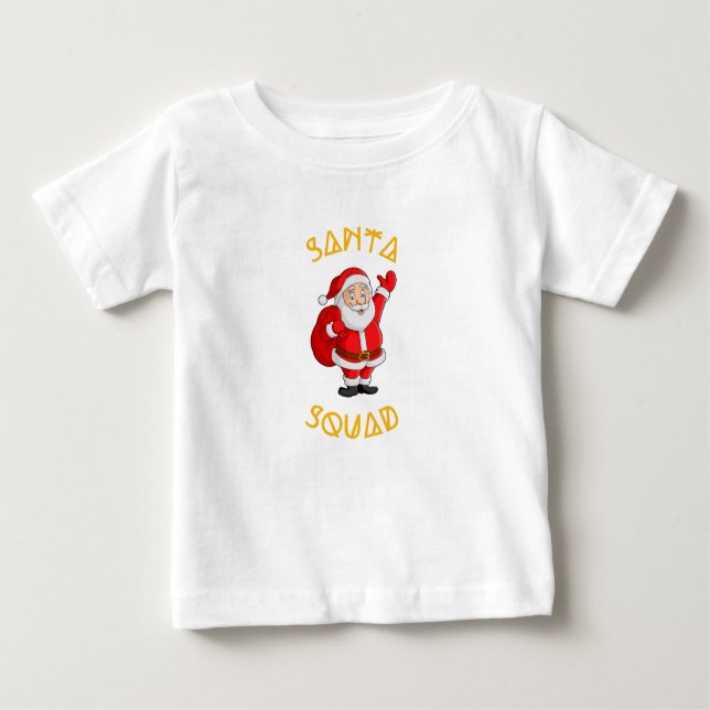 Santa Squad Baby T-shirt (Vorderseite)
