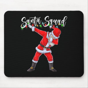 Santa Squad Dabbing Santa Claus Weihnachtsbaum Lig Mousepad