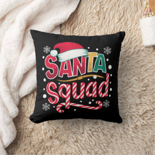 Santa Squad Xmas Squad Familie passt zur Santa Cre Kissen