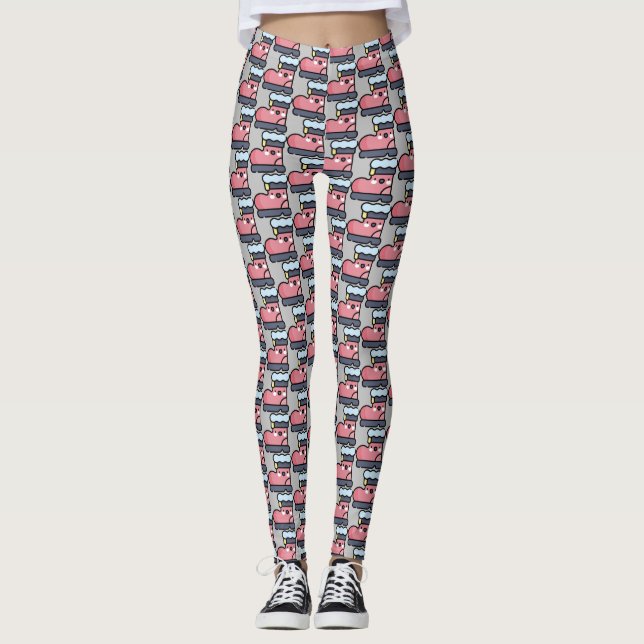 Santa-Stiefel Leggings (Vorderseite)