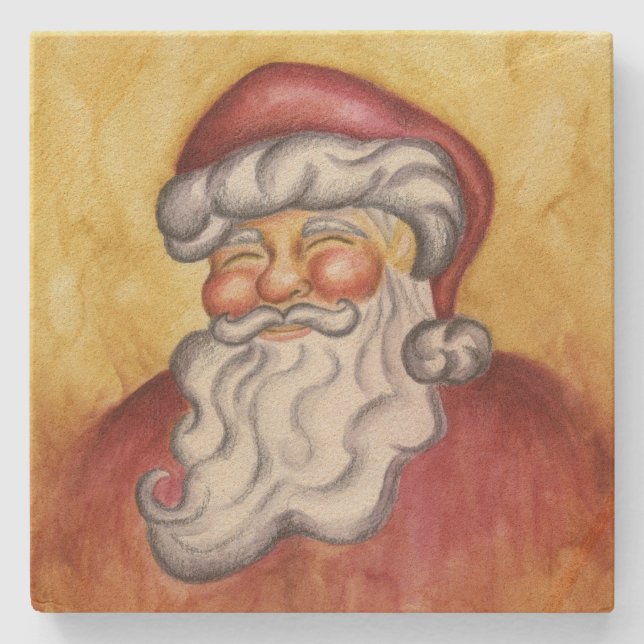 Santa Stone Untersetzer (Vorderseite)