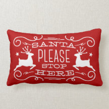 Santa Stopp hier rot