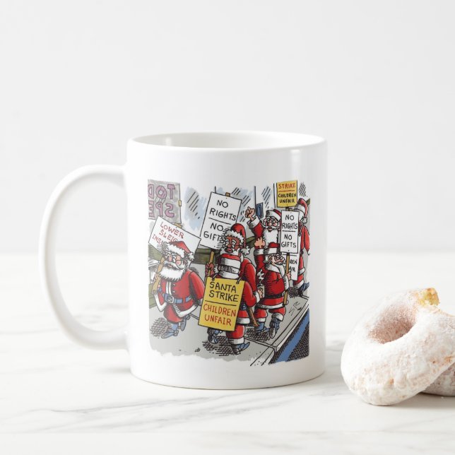 Santa Strike Tasse (Mit Donut)