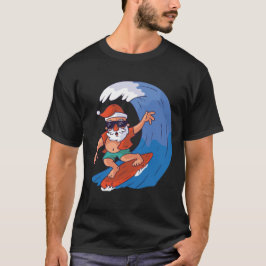 Santa Surfing T-Shirt