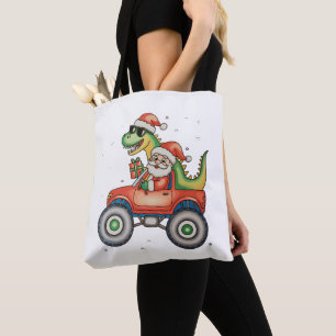 Santa T Rex Dinosaurier Monster Truck Weihnachten 