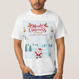 Santa T - Shirt für Weihnachten