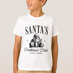 Santa Tail Club Weihnachts Espresso Martini Dirty T-Shirt