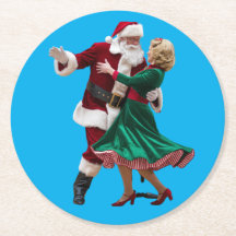 Santa-Tanz-Papier-Untersetzer