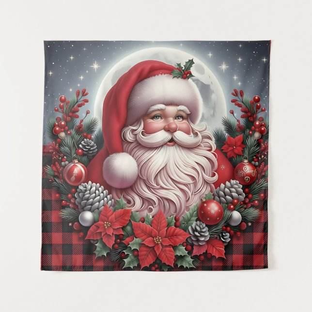 Santa Tapestry Wandteppich (Vorderseite)