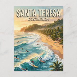 Santa Teresa Strand Costa Rica Postkarte