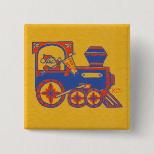 Santa Train Button