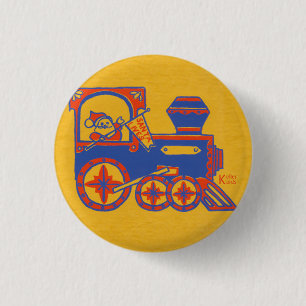 Santa Train Button