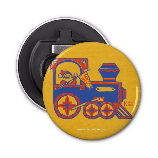 Santa Train Flaschenöffner (Vorderseite)