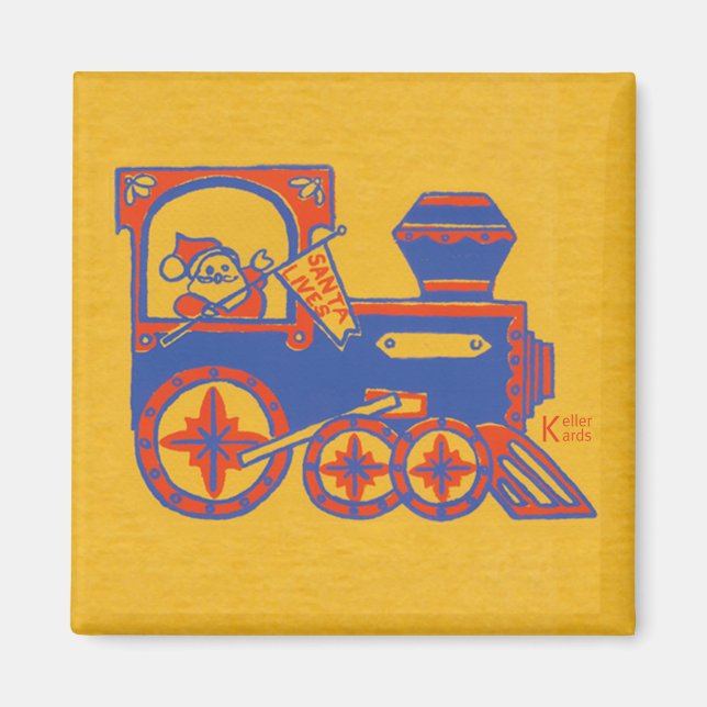 Santa Train Magnet (Vorne)