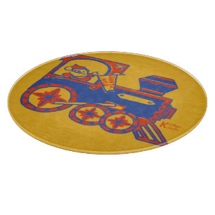 Santa Train Schneidebrett