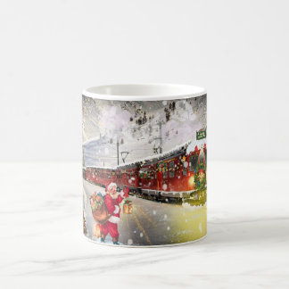 Santa Train Tasse, Weihnachten Tasse, Weihnachtszu Kaffeetasse