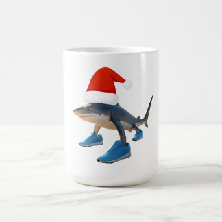 Santa Tralalero Tralala – Hai in Santa-Mütze Kaffeetasse