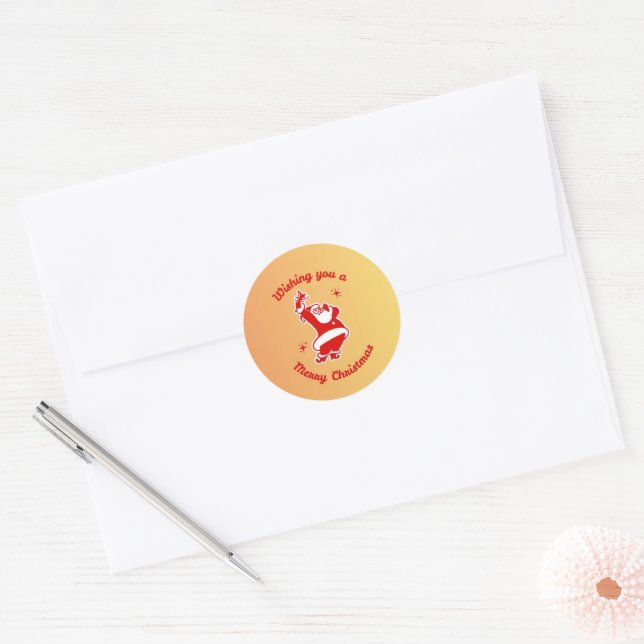 Santa & Tree Magic – Christmas Stickers & Invites (Umschlag)