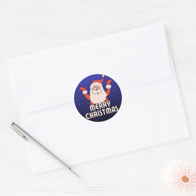 Santa & Tree Magic – Christmas Stickers & Invites (Umschlag)