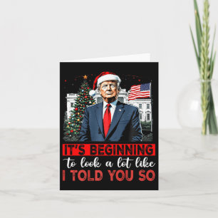 Santa Trump Es sieht sehr danach aus, als ob ich z Karte