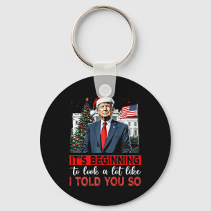 Santa Trump fängt an, so auszusehen wie ich Schlüsselanhänger