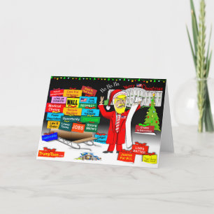 Santa Trump Feiertagskarte