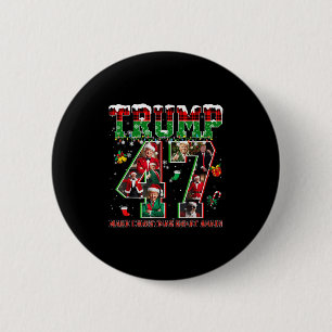 Santa Trump macht Weihnachten wieder großartig Häs Button