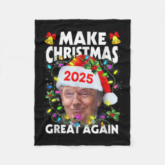 Santa Trump macht Weihnachten wieder großartig Häs Fleecedecke