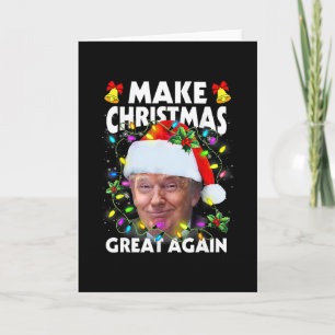 Santa Trump macht Weihnachten wieder großartig Häs Karte
