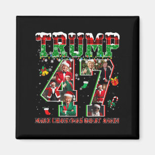 Santa Trump macht Weihnachten wieder großartig Häs Magnet