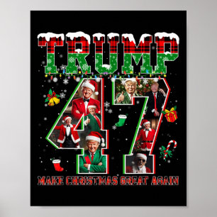Santa Trump macht Weihnachten wieder großartig Häs Poster