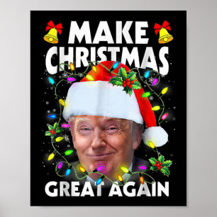 Santa Trump macht Weihnachten wieder großartig häs Poster