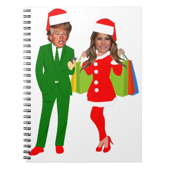 Santa trump melania notizblock (Vorderseite)