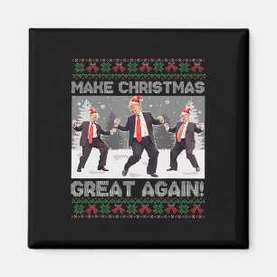 Santa Trump Tanz Mach Weihnachten wieder großartig Magnet