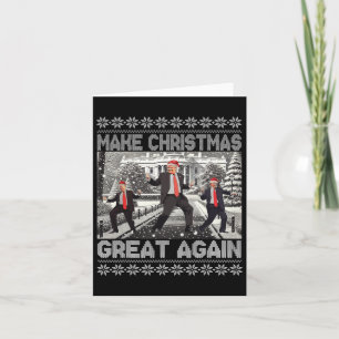 Santa Trump-Tanz macht Weihnachten wieder großarti Karte