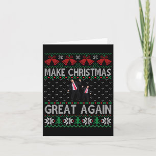 Santa Trump-Tanz macht Weihnachten wieder großarti Karte